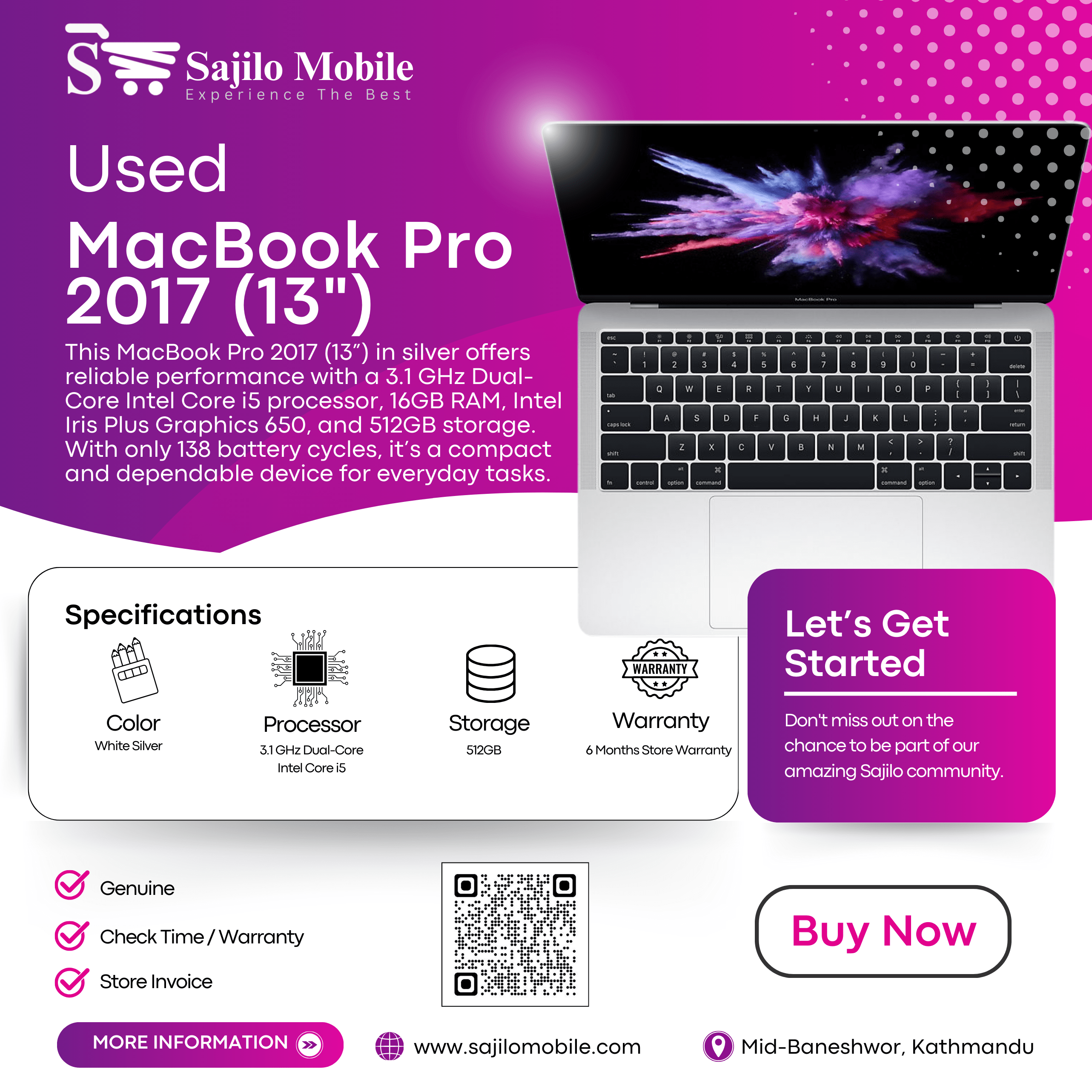  MacBook Pro 2017 13"